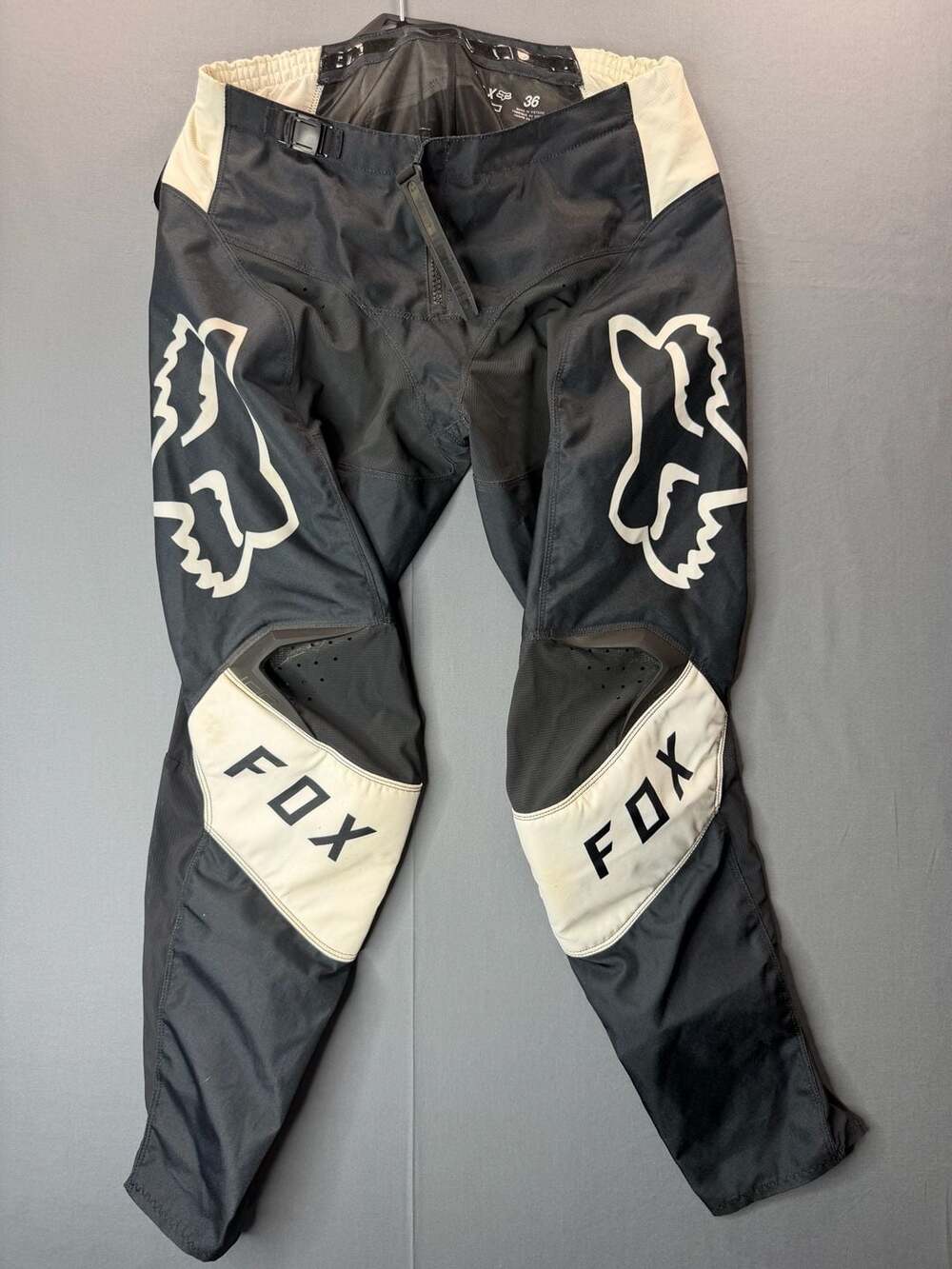 Fox Racing 180 Motocross Riding Pants Black White Size 36